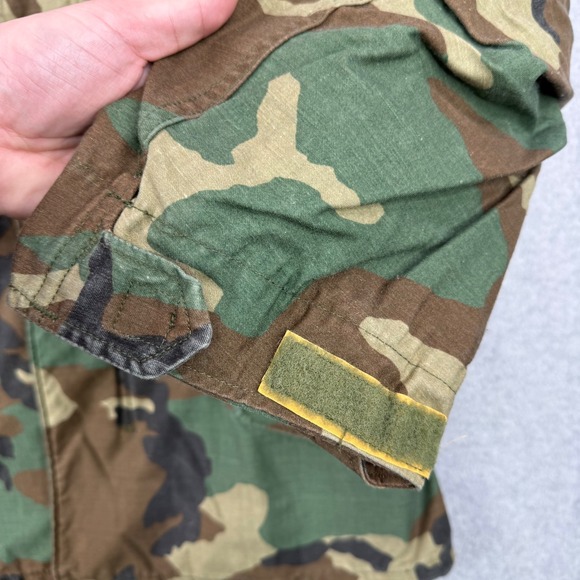 Vintage US Military M65 Field Jacket Mens Small X Short Woodland Camo Coat Lined - Picture 8 of 16